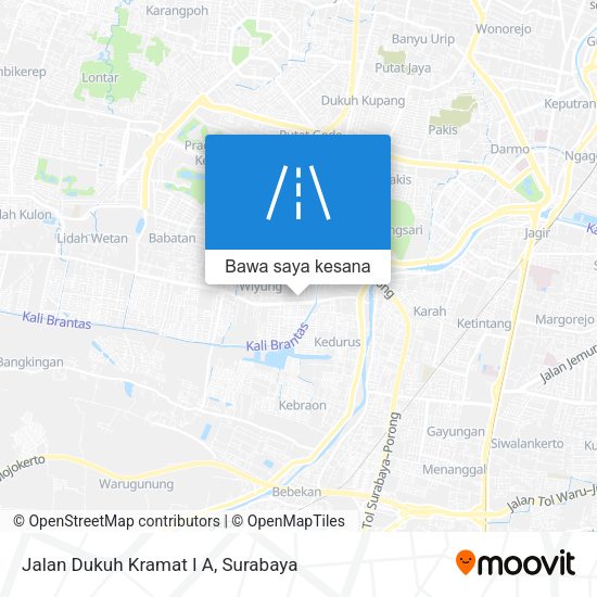 Peta Jalan Dukuh Kramat I A