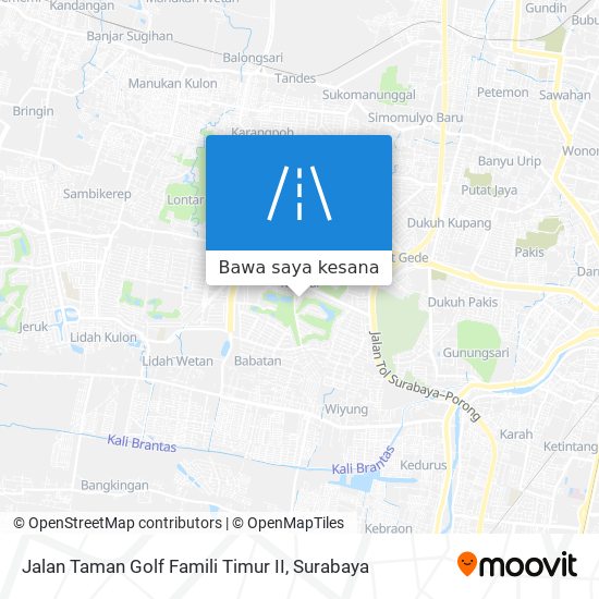 Peta Jalan Taman Golf Famili Timur II