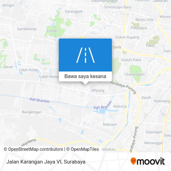 Peta Jalan Karangan Jaya VI