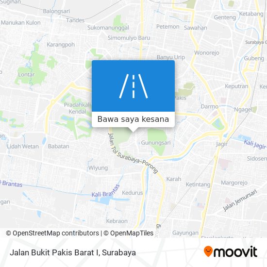 Peta Jalan Bukit Pakis Barat I