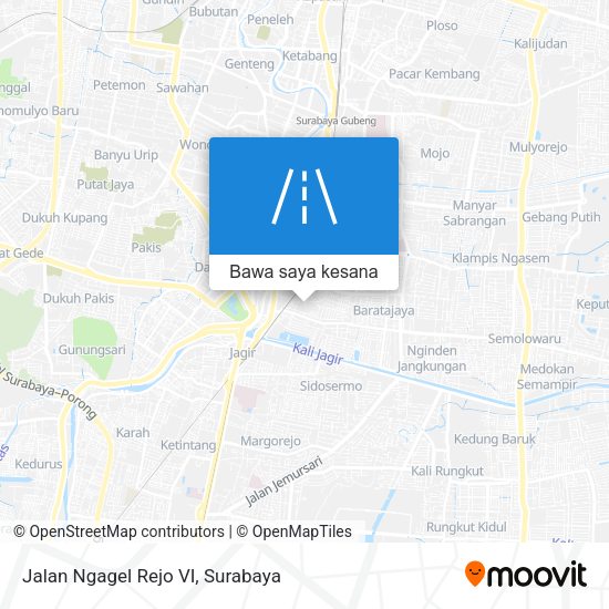 Peta Jalan Ngagel Rejo VI