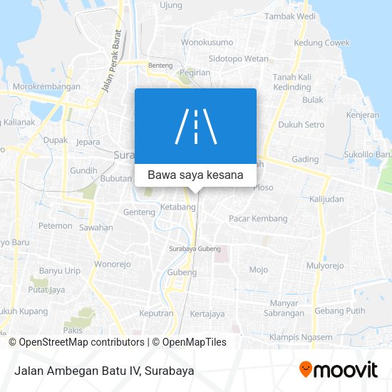 Peta Jalan Ambegan Batu IV