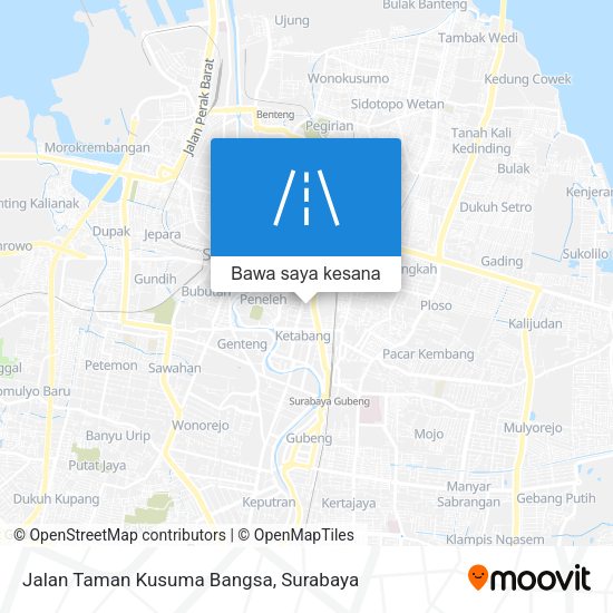 Peta Jalan Taman Kusuma Bangsa