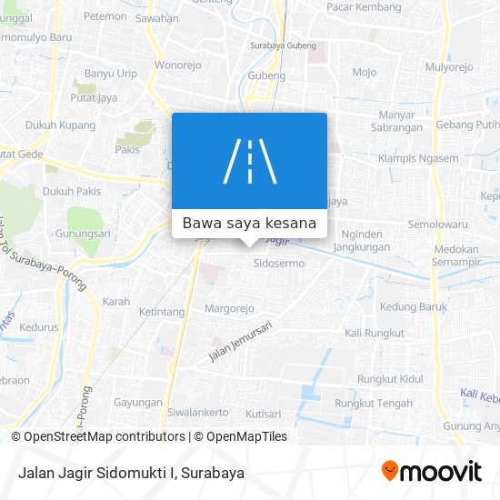 Peta Jalan Jagir Sidomukti I