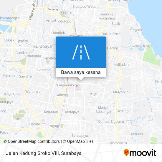 Peta Jalan Kedung Sroko VIII