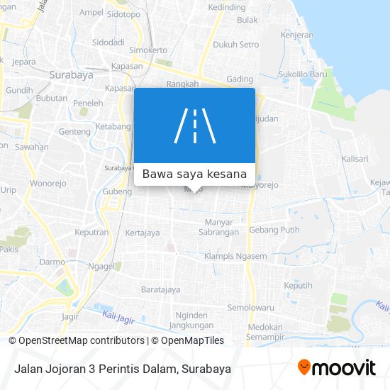 Peta Jalan Jojoran 3 Perintis Dalam