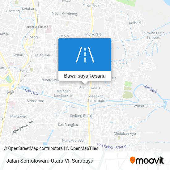 Peta Jalan Semolowaru Utara VI