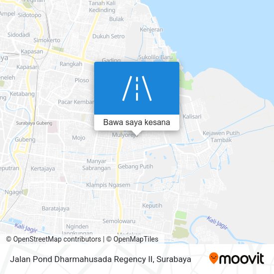 Peta Jalan Pond Dharmahusada Regency II