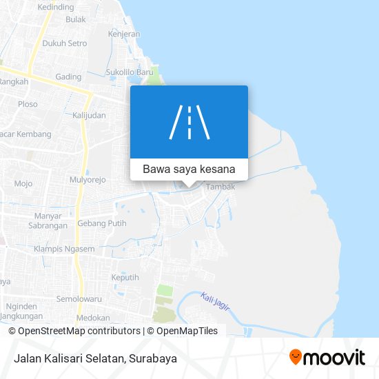 Peta Jalan Kalisari Selatan