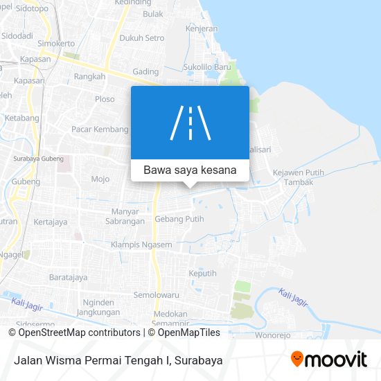 Peta Jalan Wisma Permai Tengah I