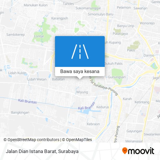Peta Jalan Dian Istana Barat