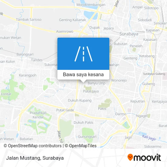 Peta Jalan Mustang