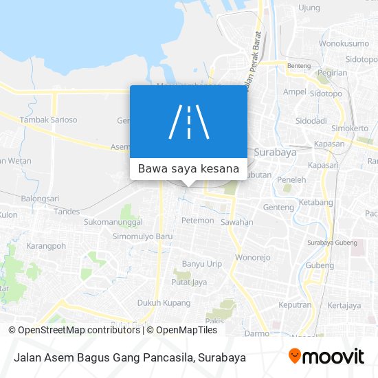 Peta Jalan Asem Bagus Gang Pancasila