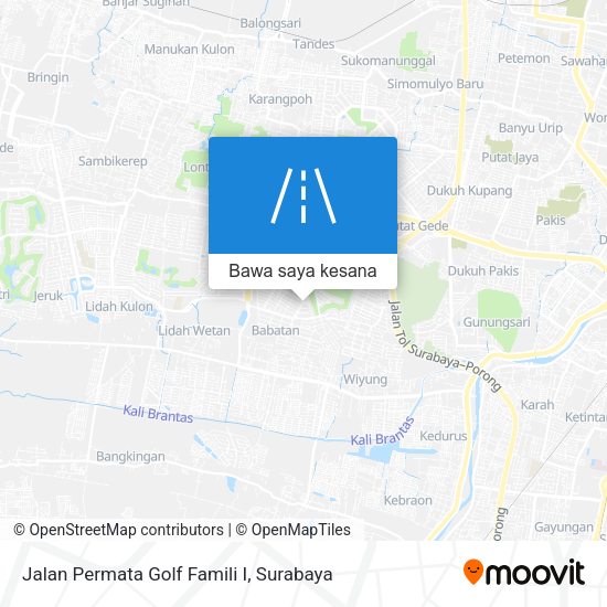 Peta Jalan Permata Golf Famili I