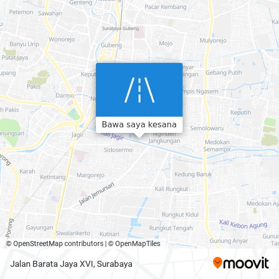 Peta Jalan Barata Jaya XVI