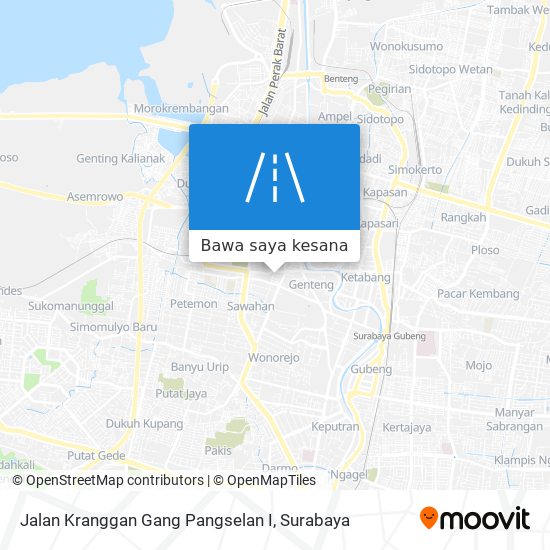 Peta Jalan Kranggan Gang Pangselan I