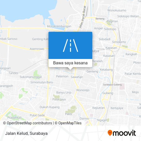 Peta Jalan Kelud