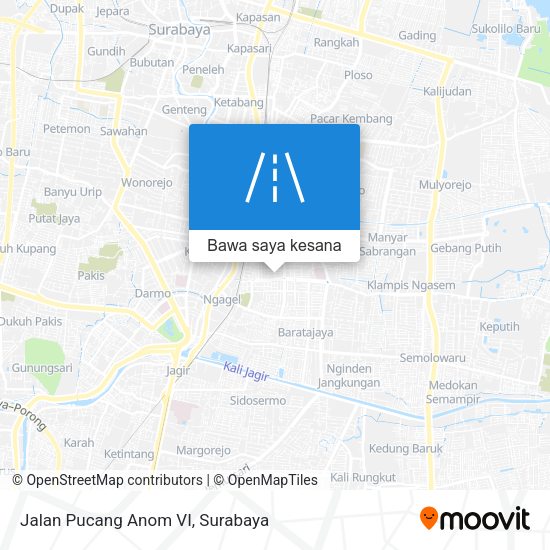 Peta Jalan Pucang Anom VI