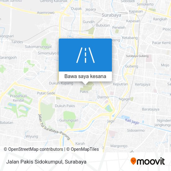 Peta Jalan Pakis Sidokumpul