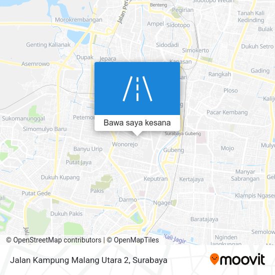 Peta Jalan Kampung Malang Utara 2