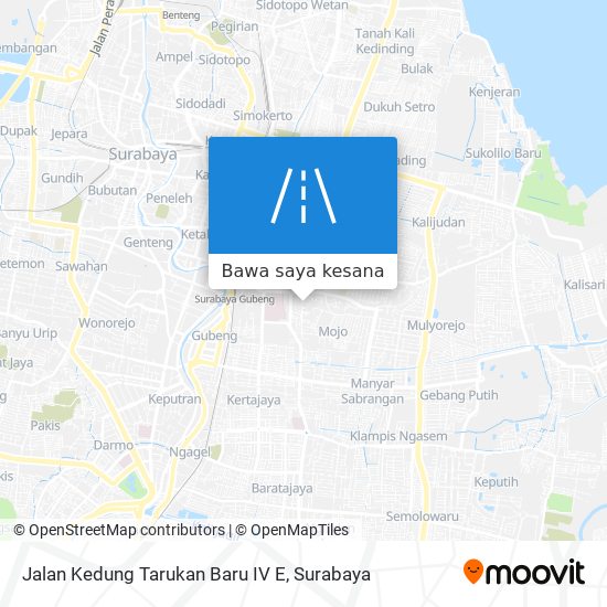 Peta Jalan Kedung Tarukan Baru IV E