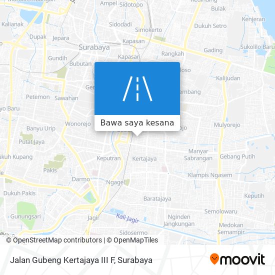 Peta Jalan Gubeng Kertajaya III F