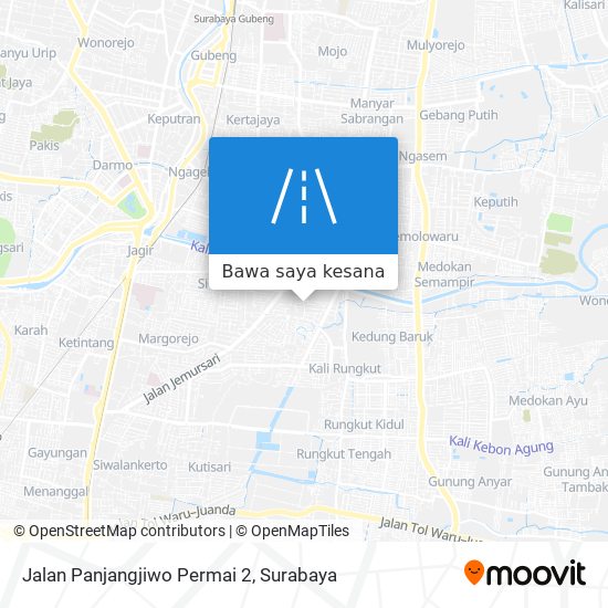 Peta Jalan Panjangjiwo Permai 2