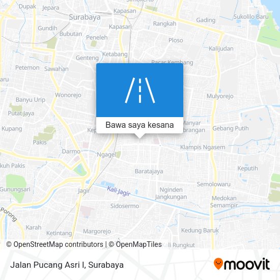 Peta Jalan Pucang Asri I