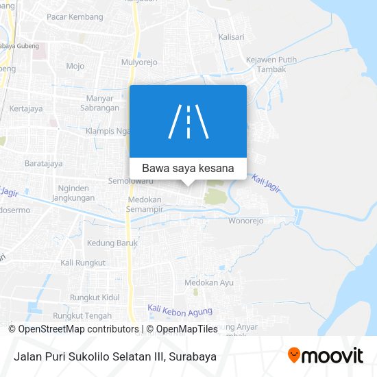 Peta Jalan Puri Sukolilo Selatan III