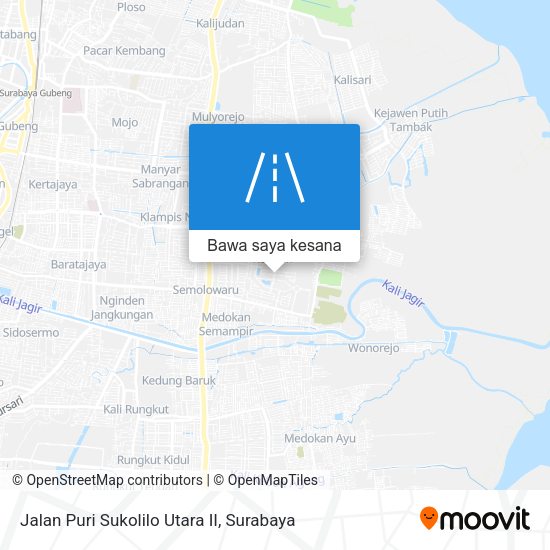 Peta Jalan Puri Sukolilo Utara II