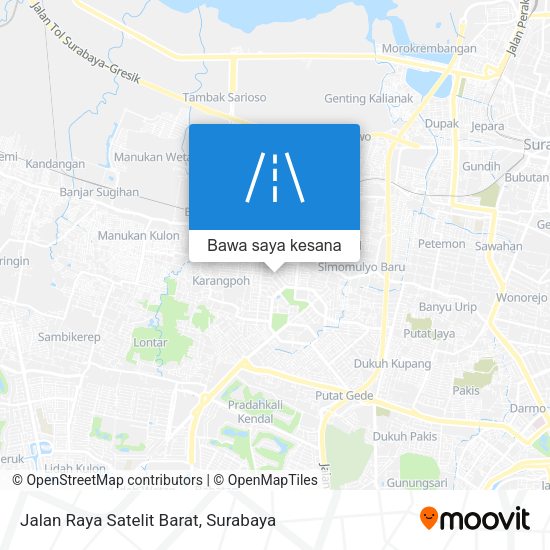 Peta Jalan Raya Satelit Barat
