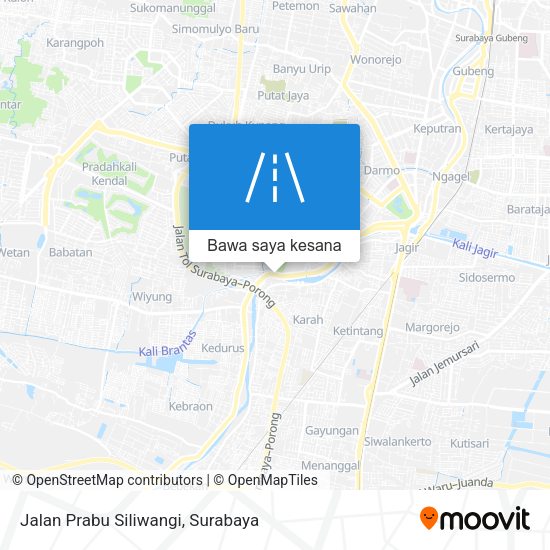 Peta Jalan Prabu Siliwangi
