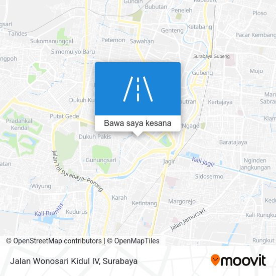 Peta Jalan Wonosari Kidul IV