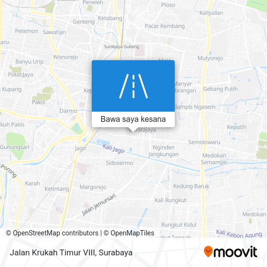 Peta Jalan Krukah Timur VIII