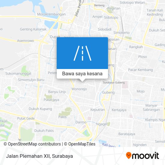 Peta Jalan Plemahan XII
