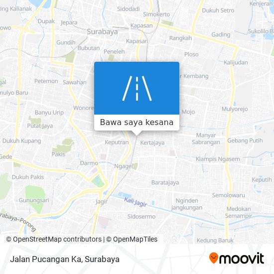 Peta Jalan Pucangan Ka