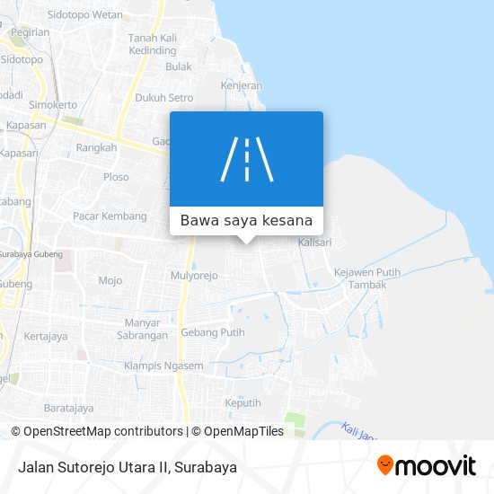 Peta Jalan Sutorejo Utara II