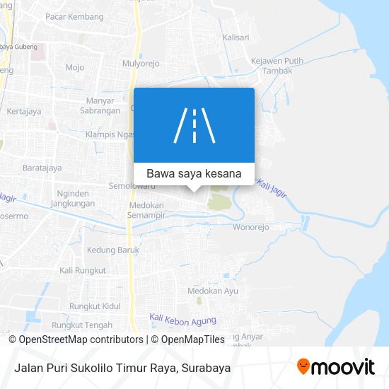 Peta Jalan Puri Sukolilo Timur Raya