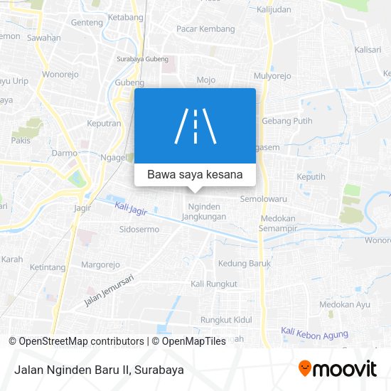 Peta Jalan Nginden Baru II