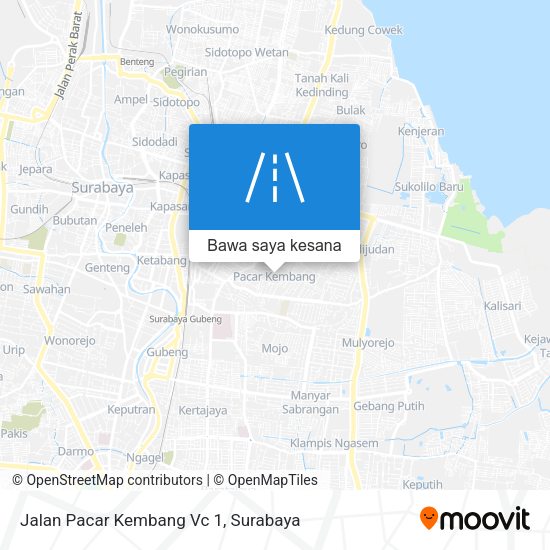 Peta Jalan Pacar Kembang Vc 1