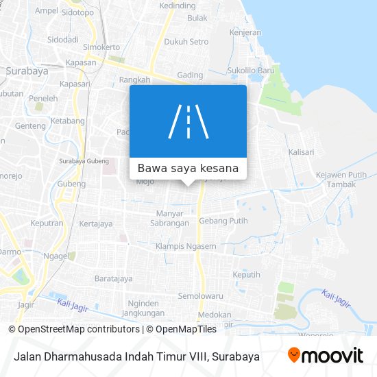 Peta Jalan Dharmahusada Indah Timur VIII