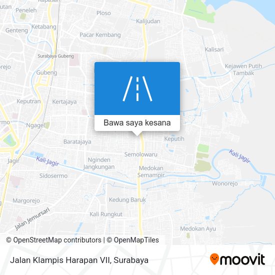 Peta Jalan Klampis Harapan VII