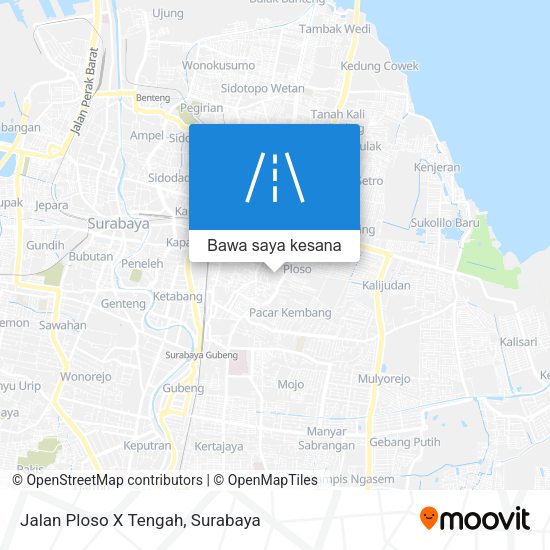 Peta Jalan Ploso X Tengah
