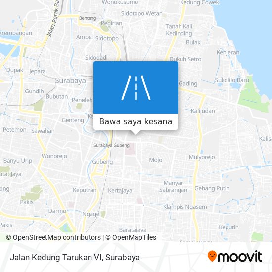 Peta Jalan Kedung Tarukan VI