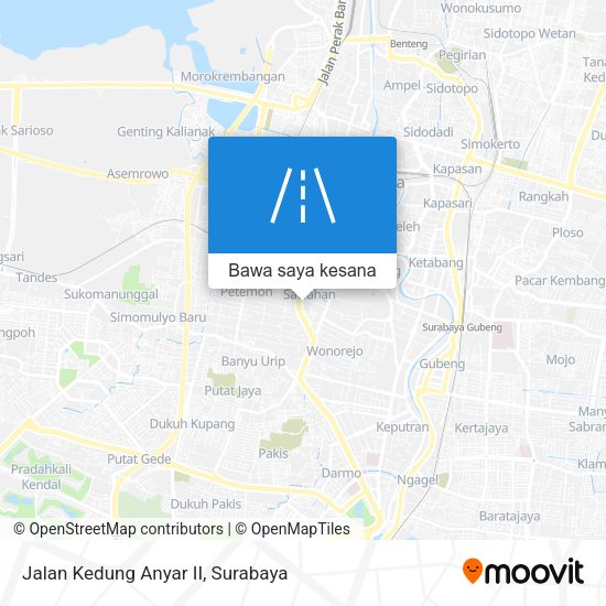 Peta Jalan Kedung Anyar II