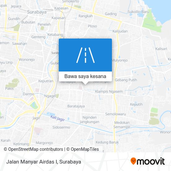 Peta Jalan Manyar Airdas I