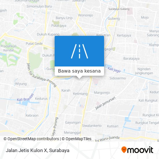 Peta Jalan Jetis Kulon X