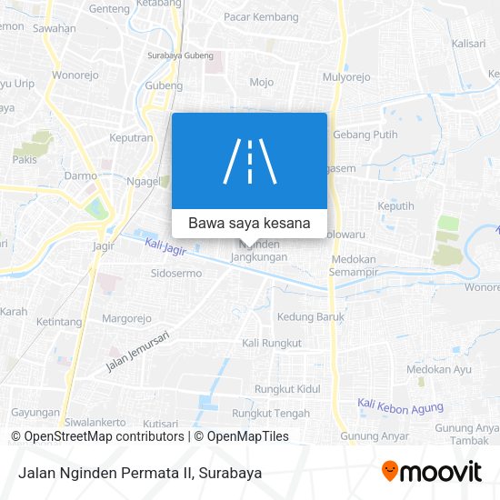 Peta Jalan Nginden Permata II