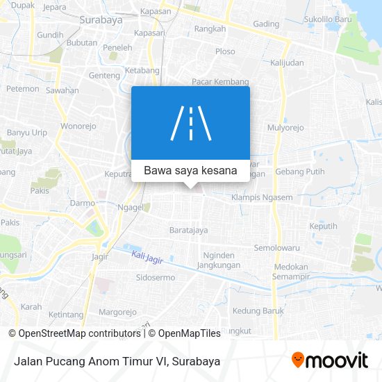 Peta Jalan Pucang Anom Timur VI