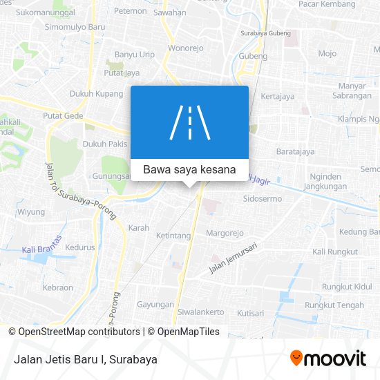 Peta Jalan Jetis Baru I